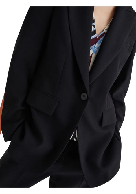 Giacca monopetto in envers satin - NERO Marella articolo 365 | KELLY002